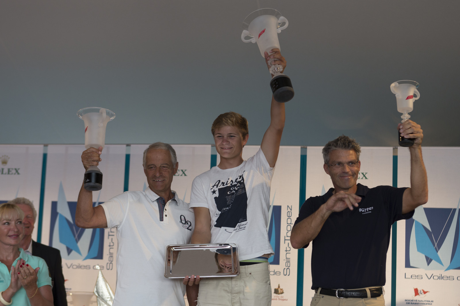 05 10 2014, Saint-Tropez (FRA,83), Voiles de Saint-Tropez 2014, Day 8, Prizegiving