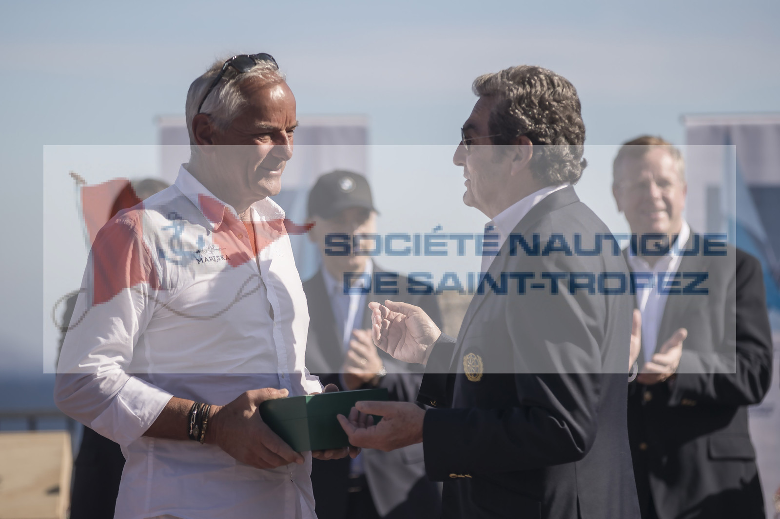 06 10 2017, Saint-Tropez (FRA,83), Les Voiles de Saint-Tropez 2017, jour , Remise des prix 06 10 2017, Saint-Tropez (FRA,83), Les Voiles de Saint-Tropez 2017, jour , Remise des prix