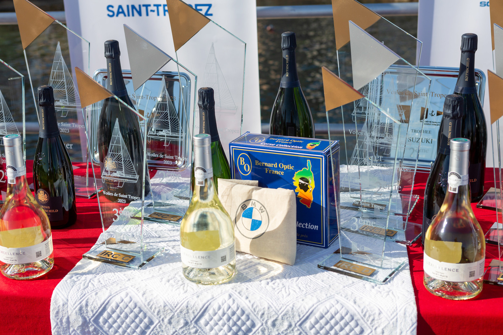 08 10 2023, Saint-Tropez (FRA,83), Les Voiles de Saint-Tropez 2023, Prizegiving classics and moderns 08 10 2023, Saint-Tropez (FRA,83), Les Voiles de Saint-Tropez 2023, Prizegiving classics and moderns