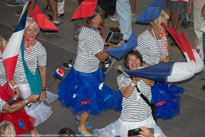 29 09 2016, Saint-Tropez (FRA,83), Voiles de Saint-Tropez 2016, Challenge Day, Crew parade
