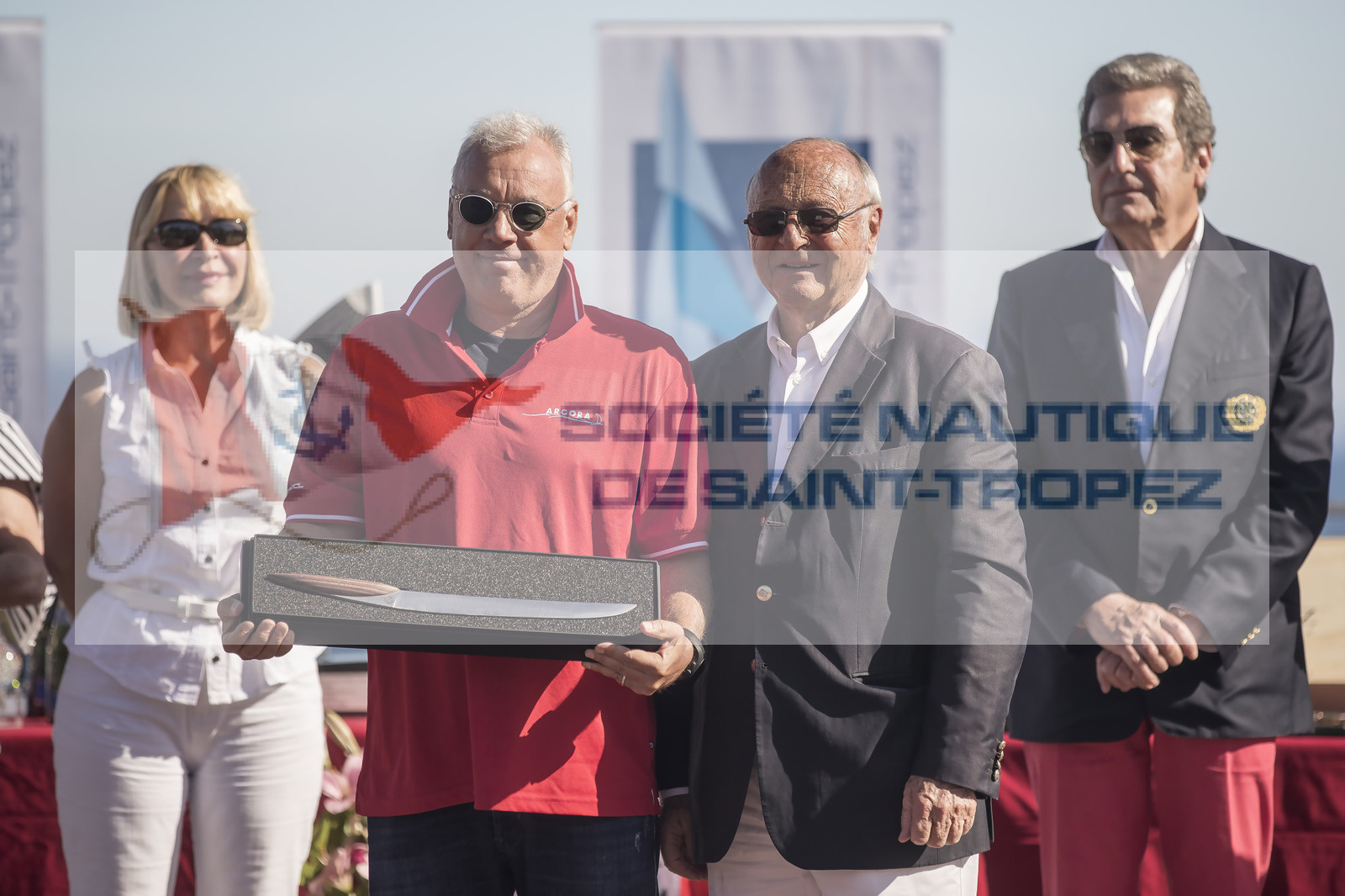 06 10 2017, Saint-Tropez (FRA,83), Les Voiles de Saint-Tropez 2017, jour , Remise des prix 06 10 2017, Saint-Tropez (FRA,83), Les Voiles de Saint-Tropez 2017, jour , Remise des prix