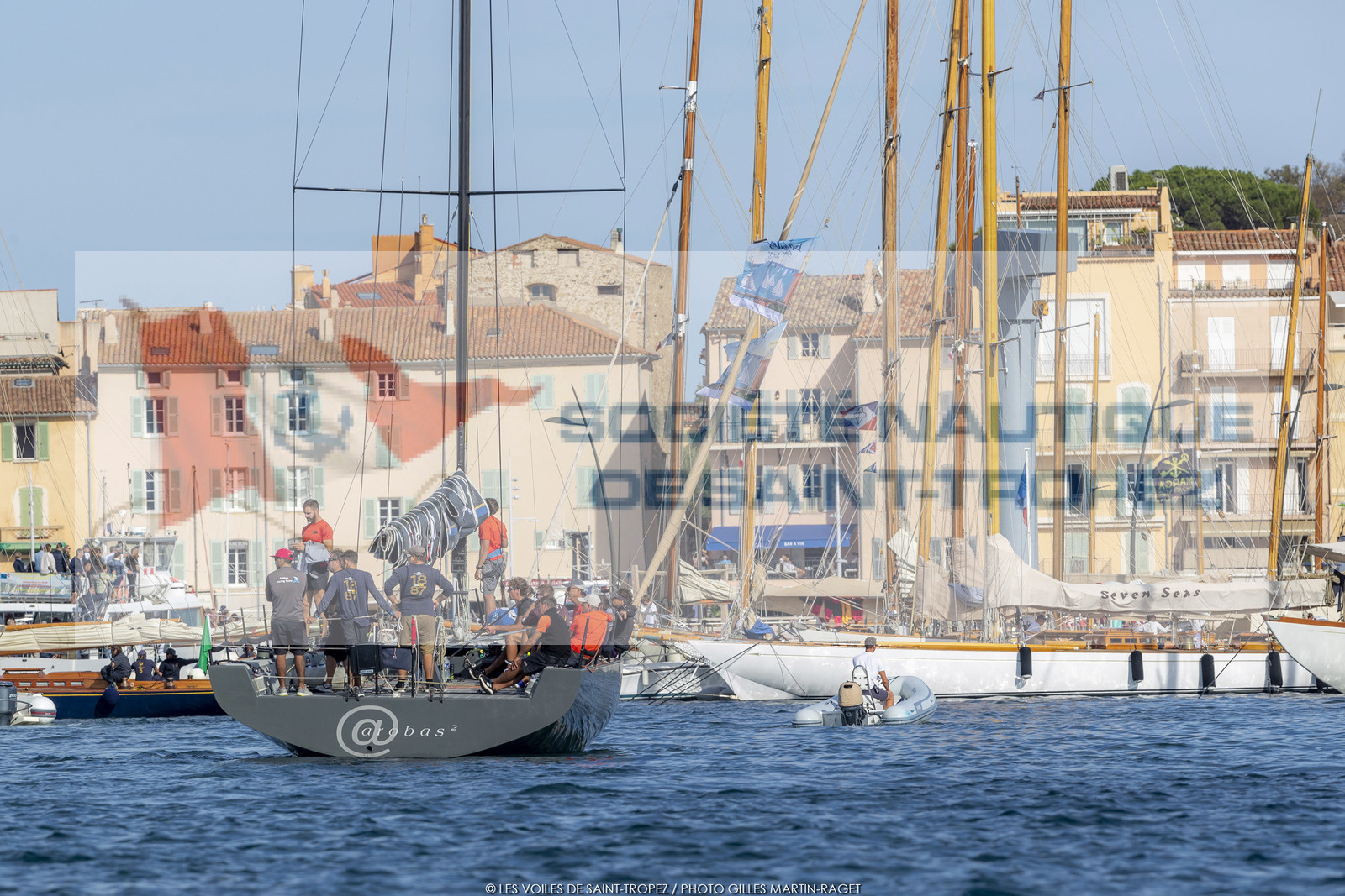 25 09 2022, Saint-Tropez (FRA, 83), Les Voiles de Saint-Tropez 2022, Arrivée des bateaux et de la Coupe d'Automne du Yacht Club de France 25 09 2022, Saint-Tropez (FRA, 83), Les Voiles de Saint-Tropez 2022, Arrivée des bateaux et de la Coupe d'Automne du Yacht Club de France