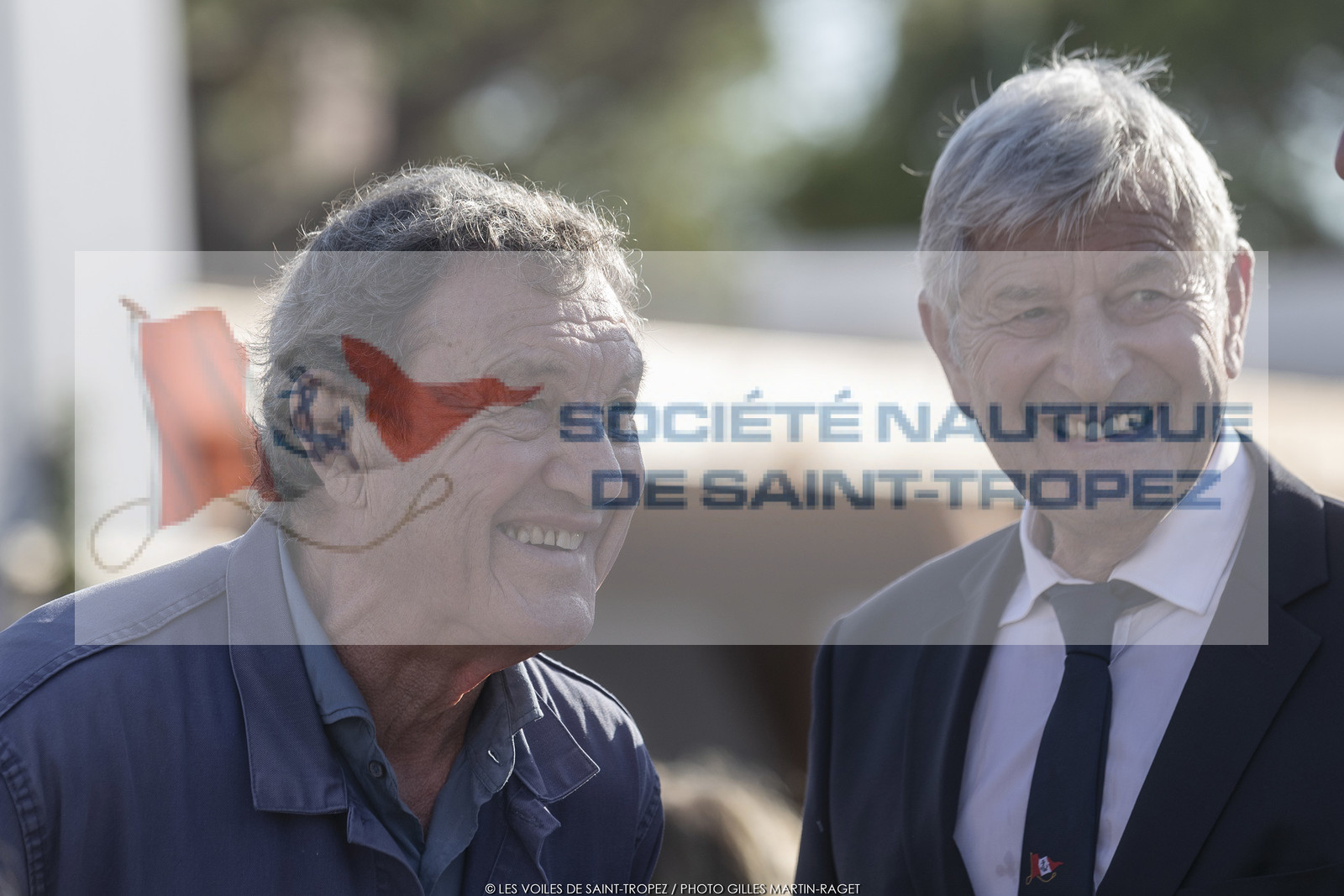 25 09 2022, Saint-Tropez (FRA, 83), Les Voiles de Saint-Tropez 2022, Arrivée des bateaux et de la Coupe d'Automne du Yacht Club de France, Patrice de Comont, Pierre Roinson 25 09 2022, Saint-Tropez (FRA, 83), Les Voiles de Saint-Tropez 2022, Arrivée des bateaux et de la Coupe d'Automne du Yacht Club de France, Patrice de Comont, Pierre Roinson