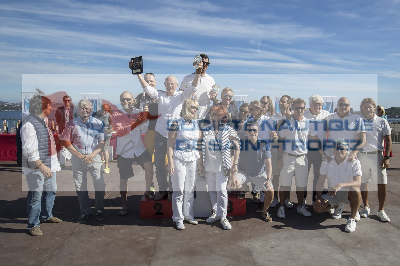 06 10 2017, Saint-Tropez (FRA,83), Les Voiles de Saint-Tropez 2017, jour , Remise des prix 06 10 2017, Saint-Tropez (FRA,83), Les Voiles de Saint-Tropez 2017, jour , Remise des prix