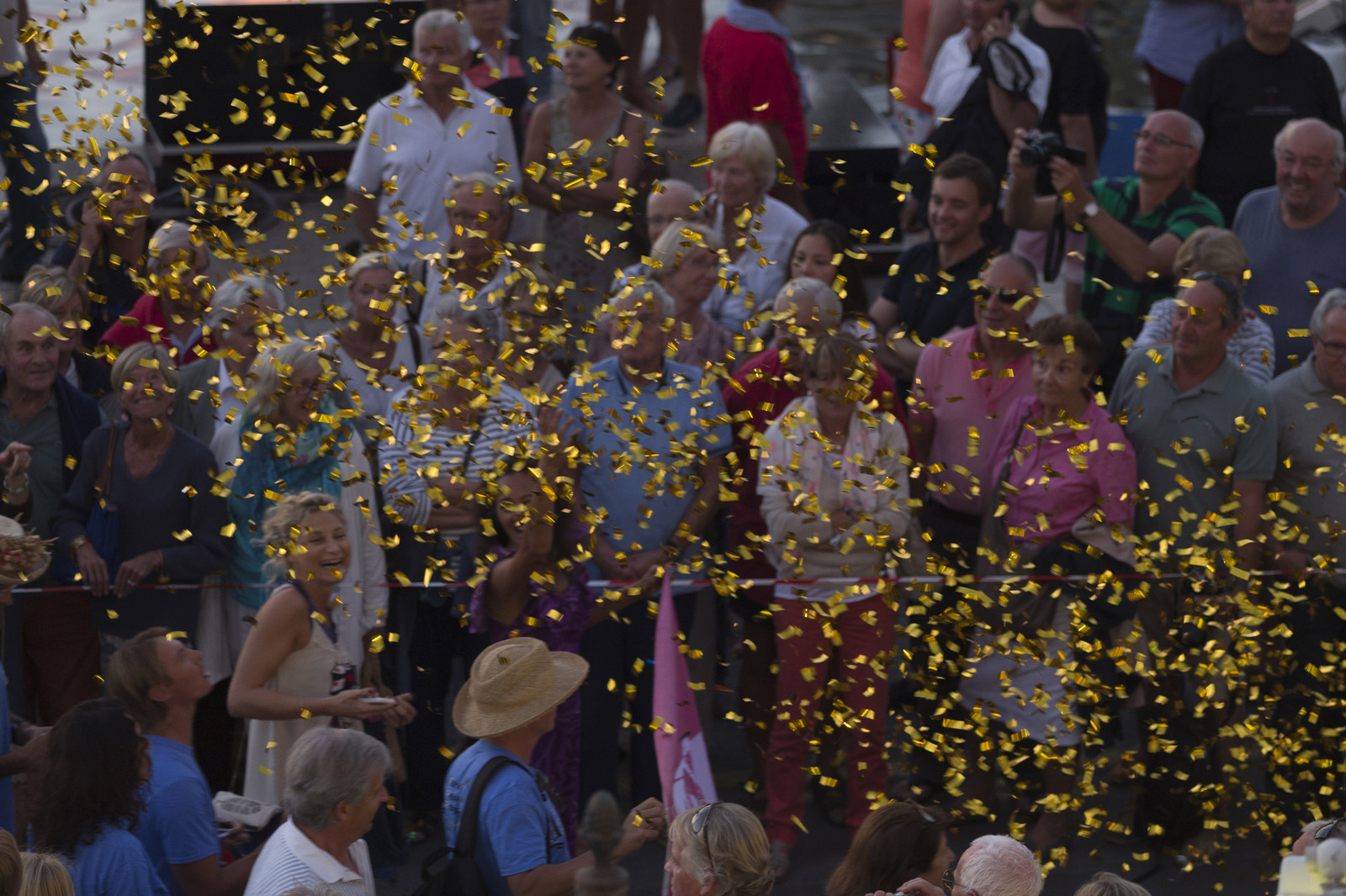 02 10 2014, Saint-Tropez (FRA,83), Voiles de Saint-Tropez 2014, Day 4, défilé des équipages   crew parade 02 10 2014, Saint-Tropez (FRA,83), Voiles de Saint-Tropez 2014, Day 4, défilé des équipages   crew parade