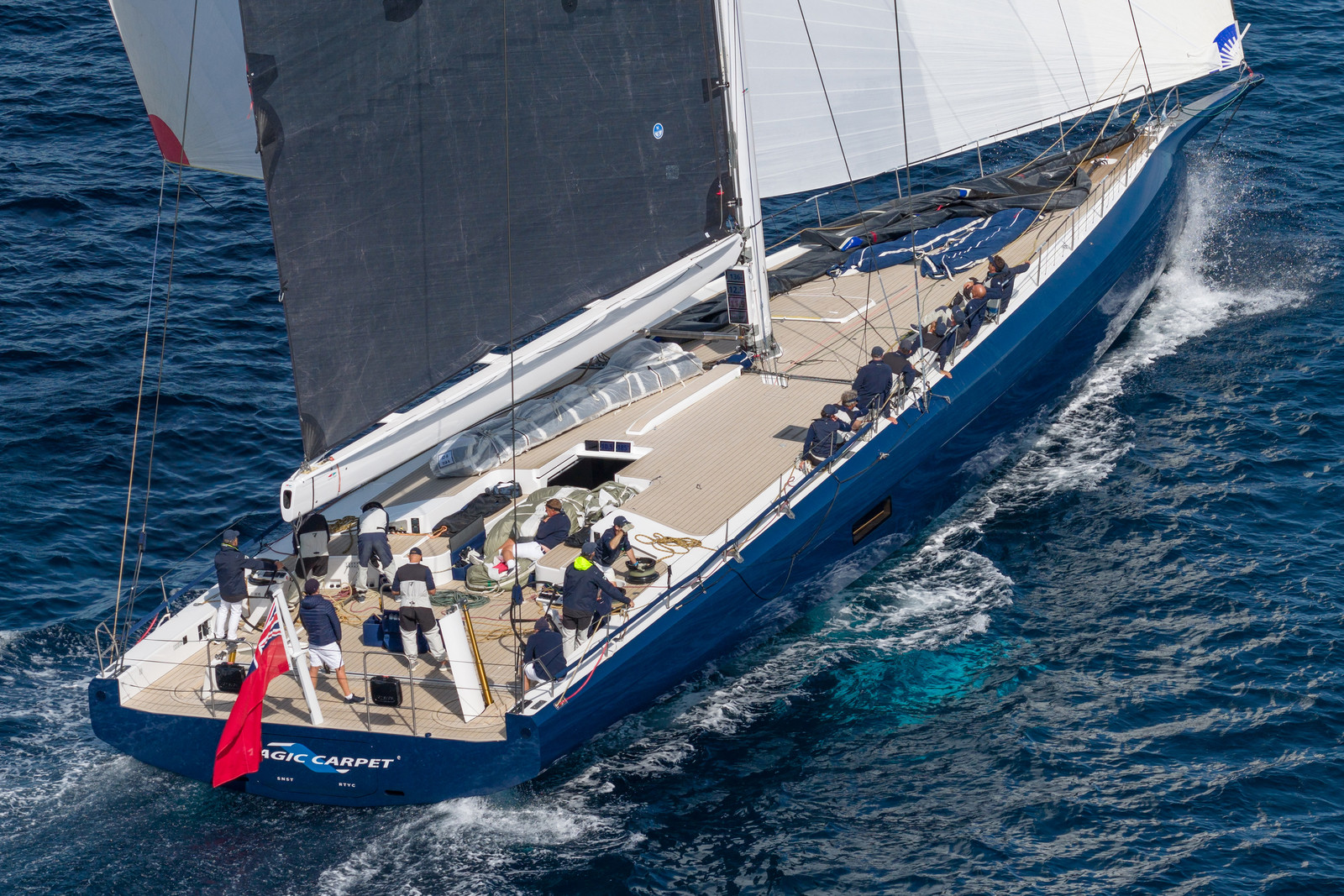 27 09 2025, Saint-Tropez (FRA), Voiles de Saint-Tropez 2025, Trainings, Magic Carpet E 27 09 2025, Saint-Tropez (FRA), Voiles de Saint-Tropez 2025, Trainings, Magic Carpet E