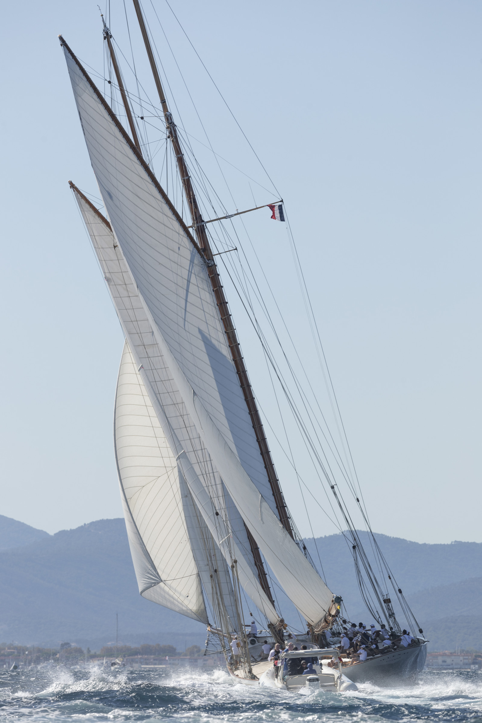 26 09 2022, Saint-Tropez (FRA,83), Voiles de Saint-Tropez 2022, Premier jour de course pour les IRC - ENtraînements pour les classiques 26 09 2022, Saint-Tropez (FRA,83), Voiles de Saint-Tropez 2022, Premier jour de course pour les IRC - ENtraînements pour les classiques