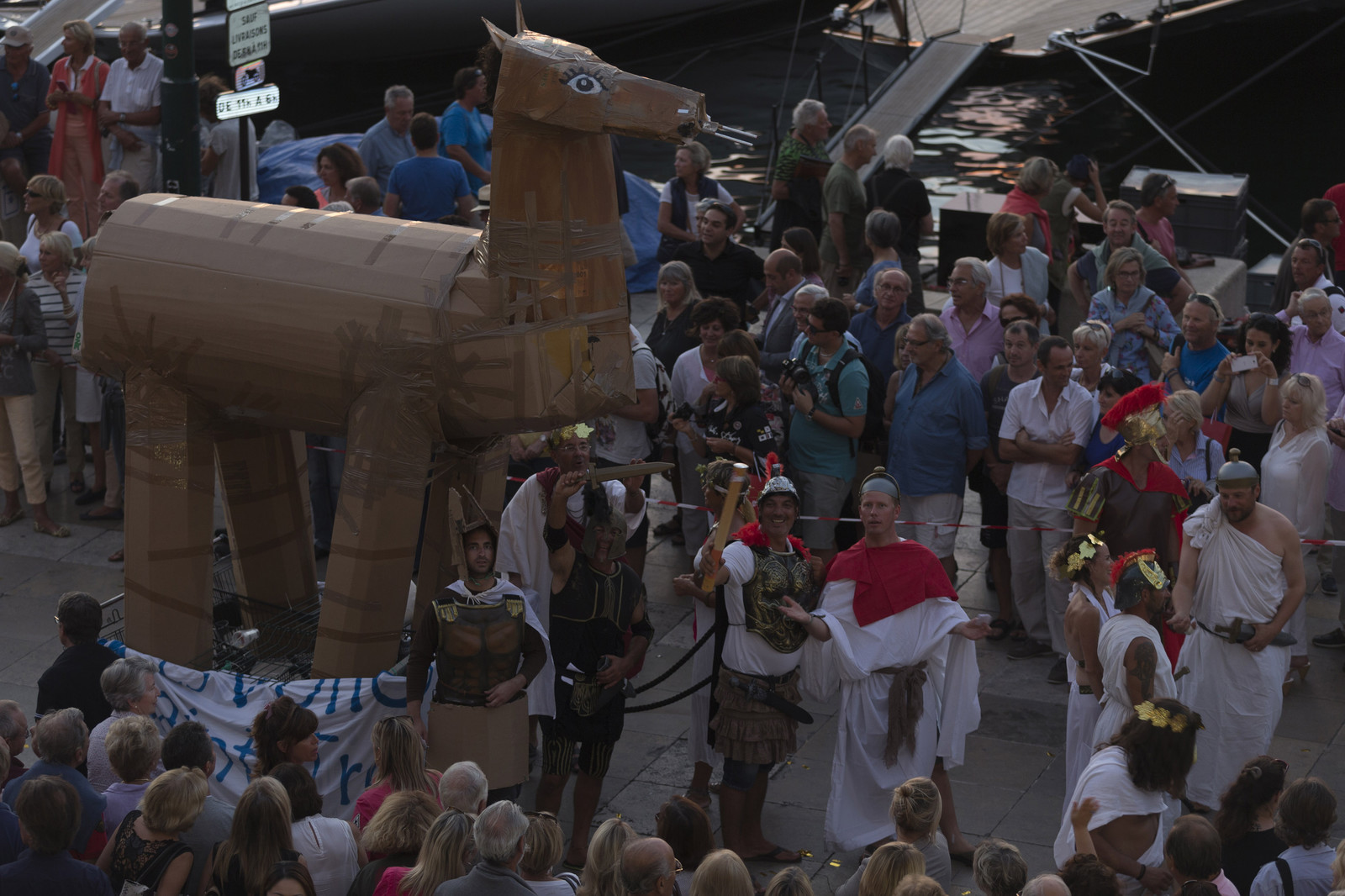02 10 2014, Saint-Tropez (FRA,83), Voiles de Saint-Tropez 2014, Day 4, défilé des équipages   crew parade 02 10 2014, Saint-Tropez (FRA,83), Voiles de Saint-Tropez 2014, Day 4, défilé des équipages   crew parade