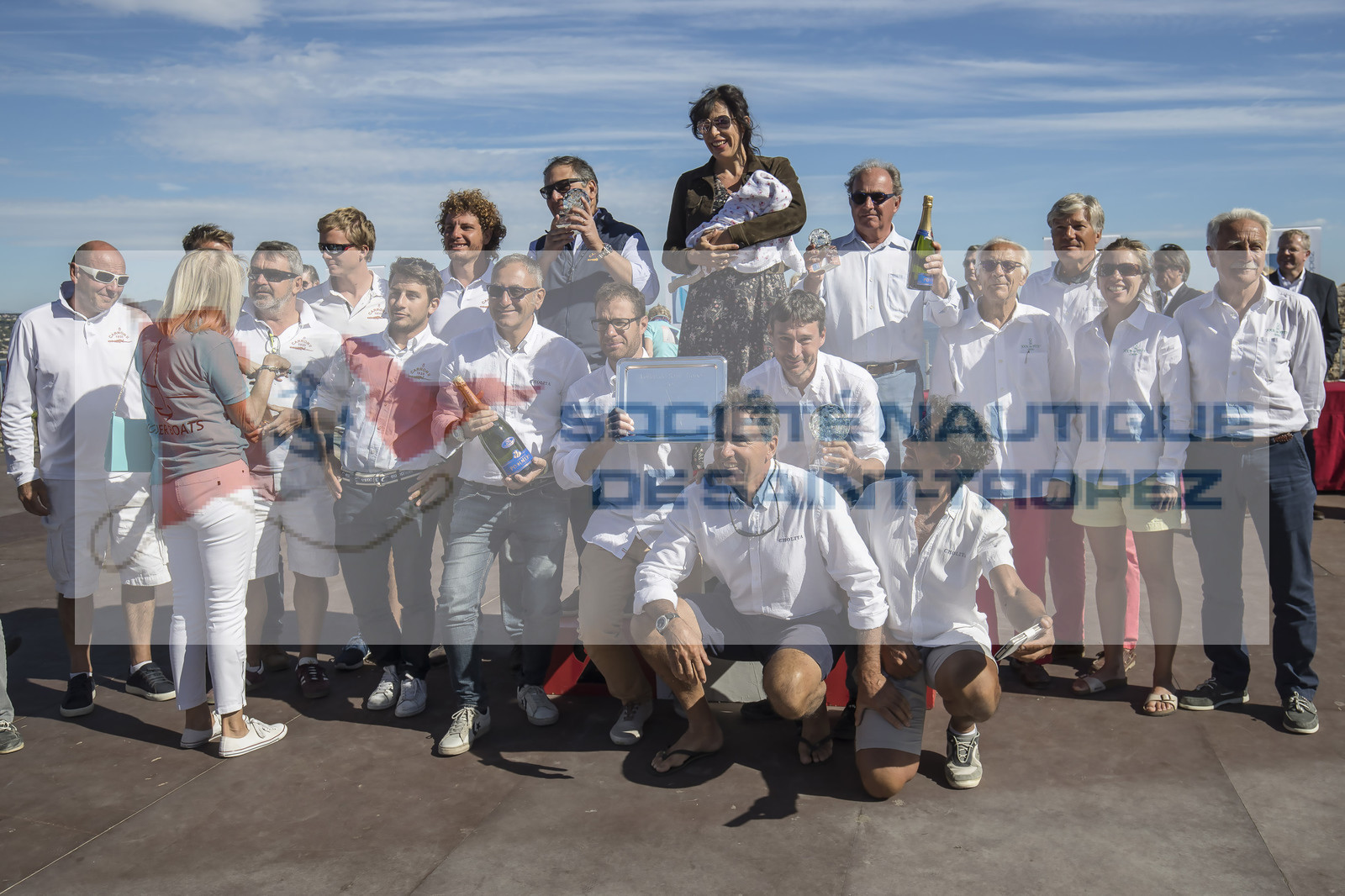 06 10 2017, Saint-Tropez (FRA,83), Les Voiles de Saint-Tropez 2017, jour , Remise des prix 06 10 2017, Saint-Tropez (FRA,83), Les Voiles de Saint-Tropez 2017, jour , Remise des prix