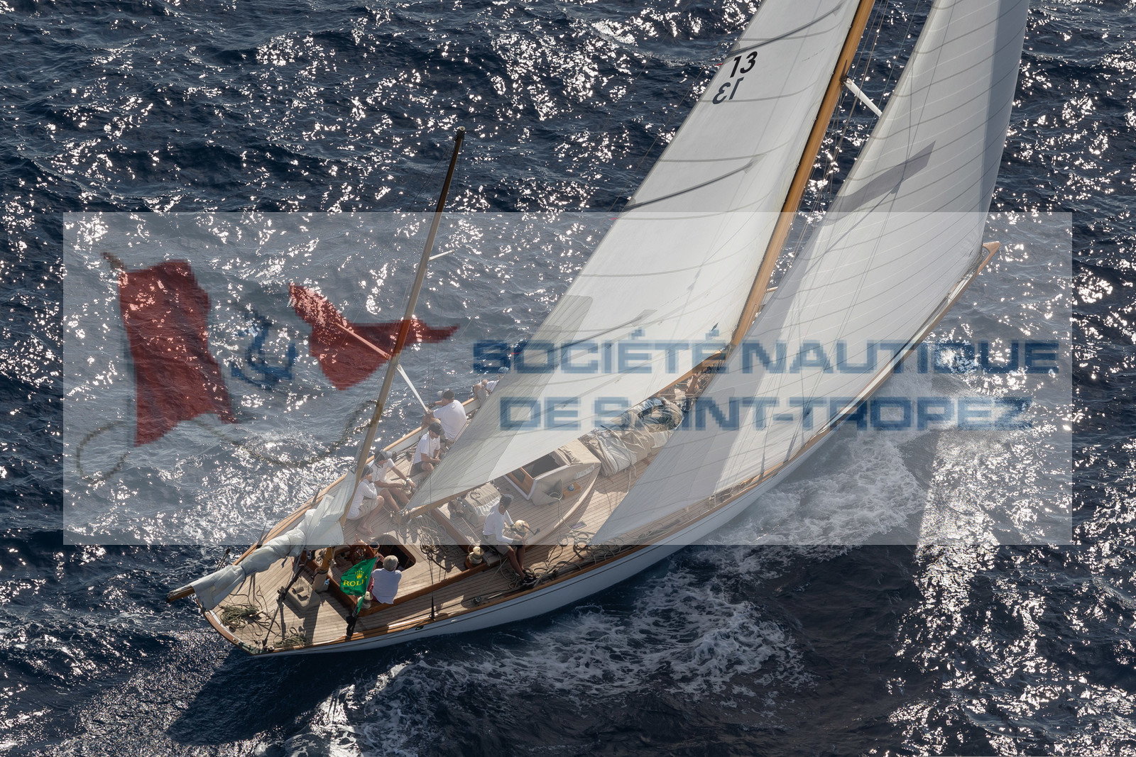 03 10 2023, Saint-Tropez (FRA,83), Les Voiles de Saint-Tropez 2023, Race Day 3, Trophée Rolex, Varuna 1939 03 10 2023, Saint-Tropez (FRA,83), Les Voiles de Saint-Tropez 2023, Race Day 3, Trophée Rolex, Varuna 1939