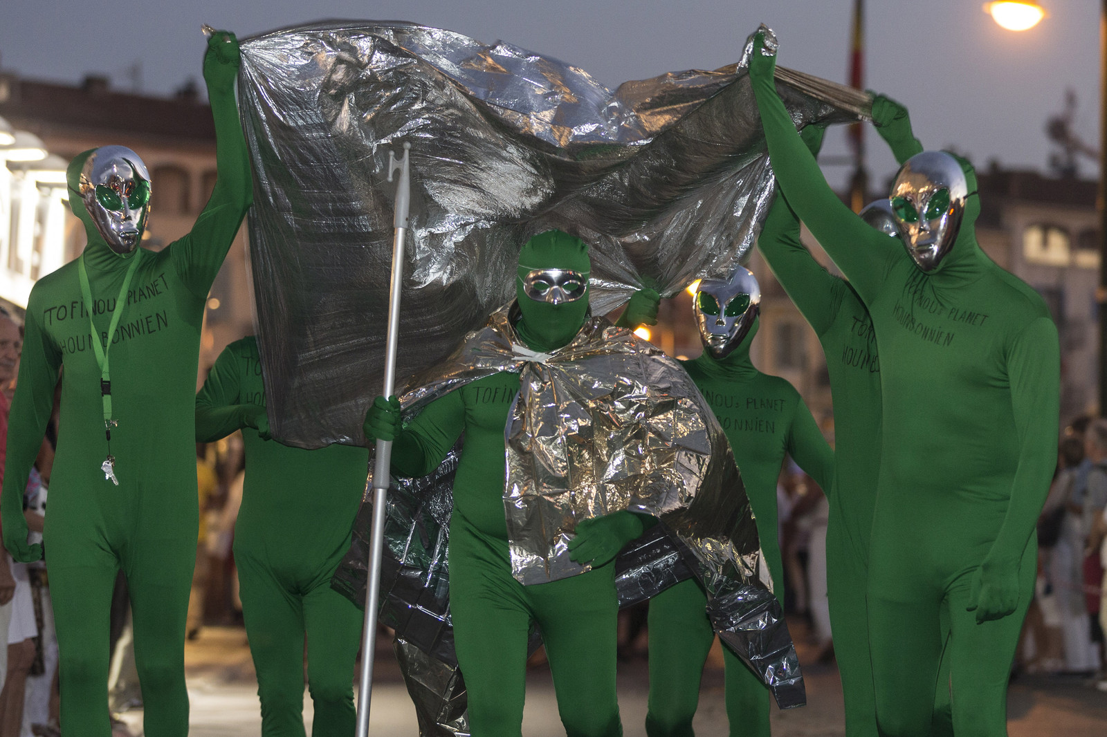 02 10 2014, Saint-Tropez (FRA,83), Voiles de Saint-Tropez 2014, Day 4, défilé des équipages   crew parade