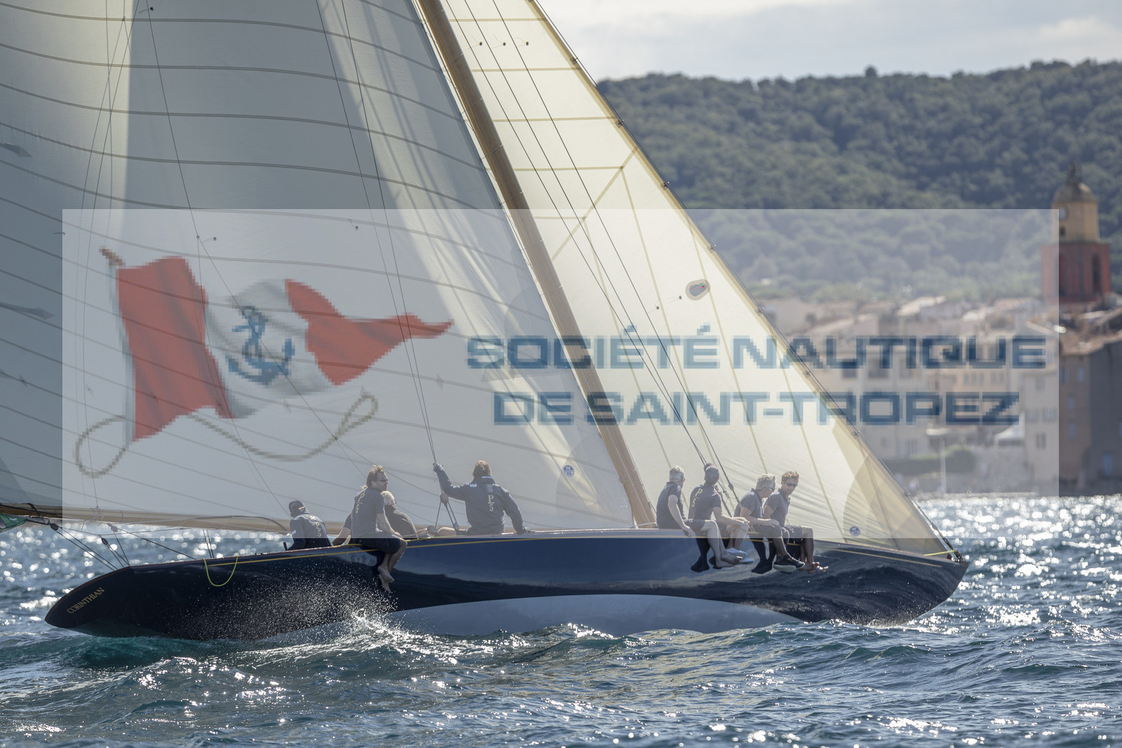 26 09 2020, Saint-Tropez (FRA,83), Les Voiles de Saint-Tropez 2020, Day 1, Training, Finish Yacht Club de France Cup Cannes - Saint-Tropez