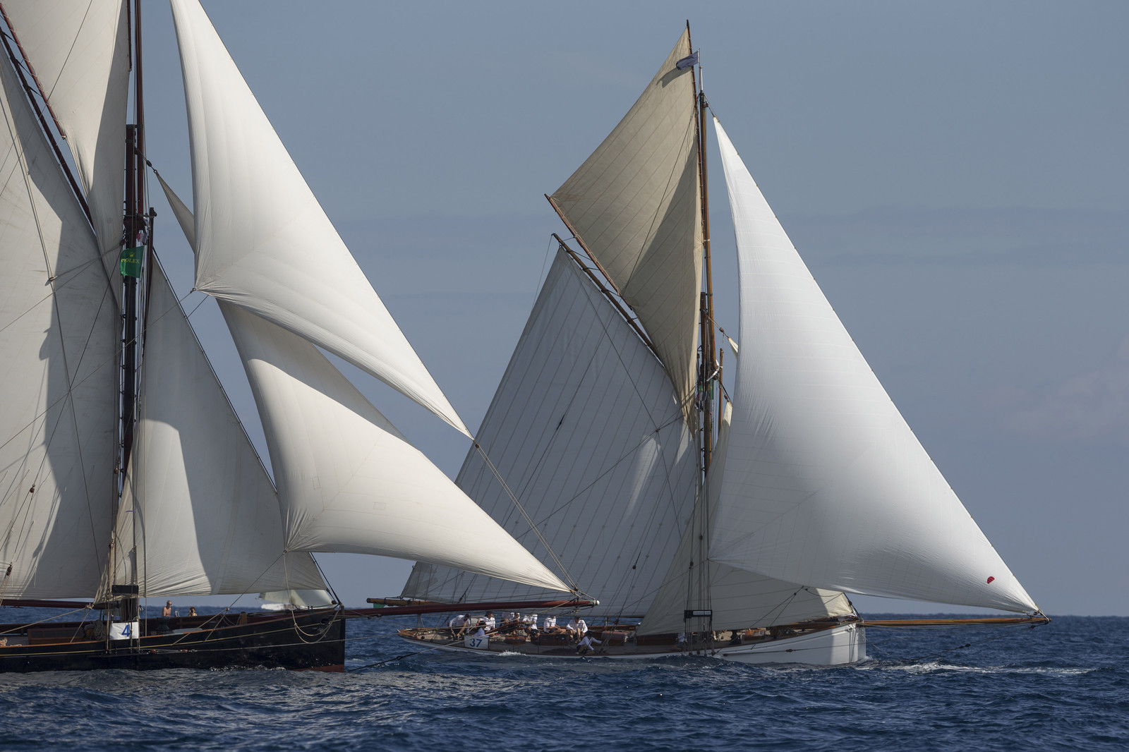 01 10 2014, Saint-Tropez (FRA,83), Voiles de Saint-Tropez 2014, Day 3, Marygold et Partridge 01 10 2014, Saint-Tropez (FRA,83), Voiles de Saint-Tropez 2014, Day 3, Marygold et Partridge