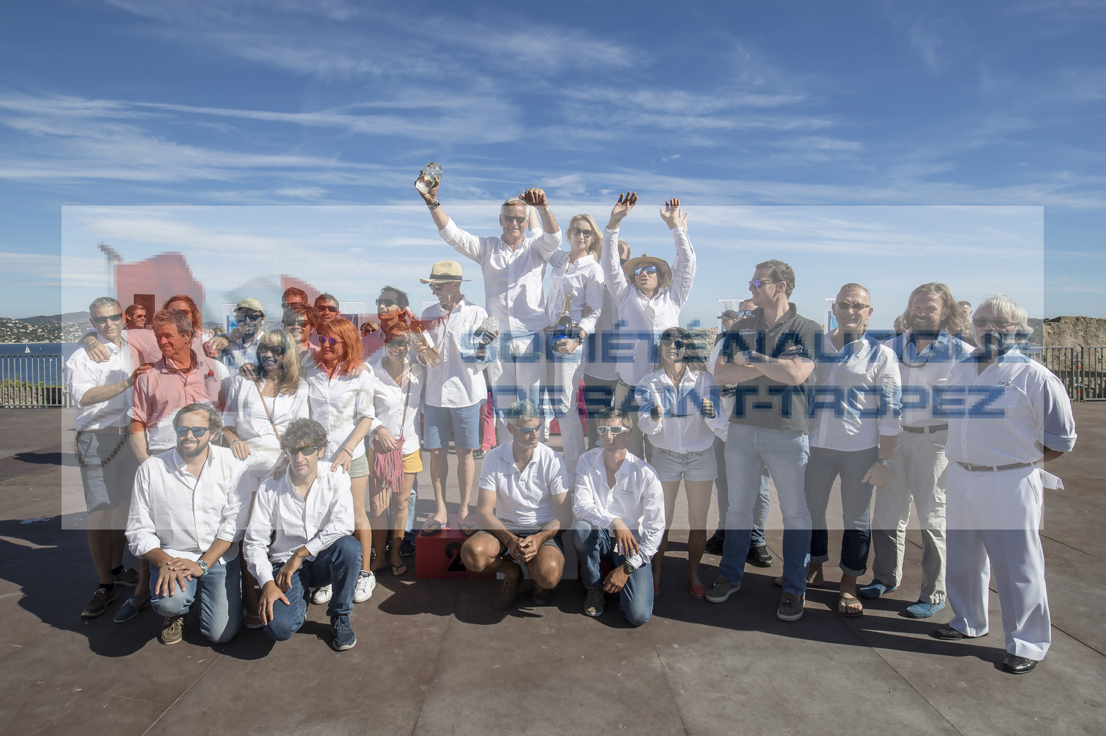 06 10 2017, Saint-Tropez (FRA,83), Les Voiles de Saint-Tropez 2017, jour , Remise des prix 06 10 2017, Saint-Tropez (FRA,83), Les Voiles de Saint-Tropez 2017, jour , Remise des prix