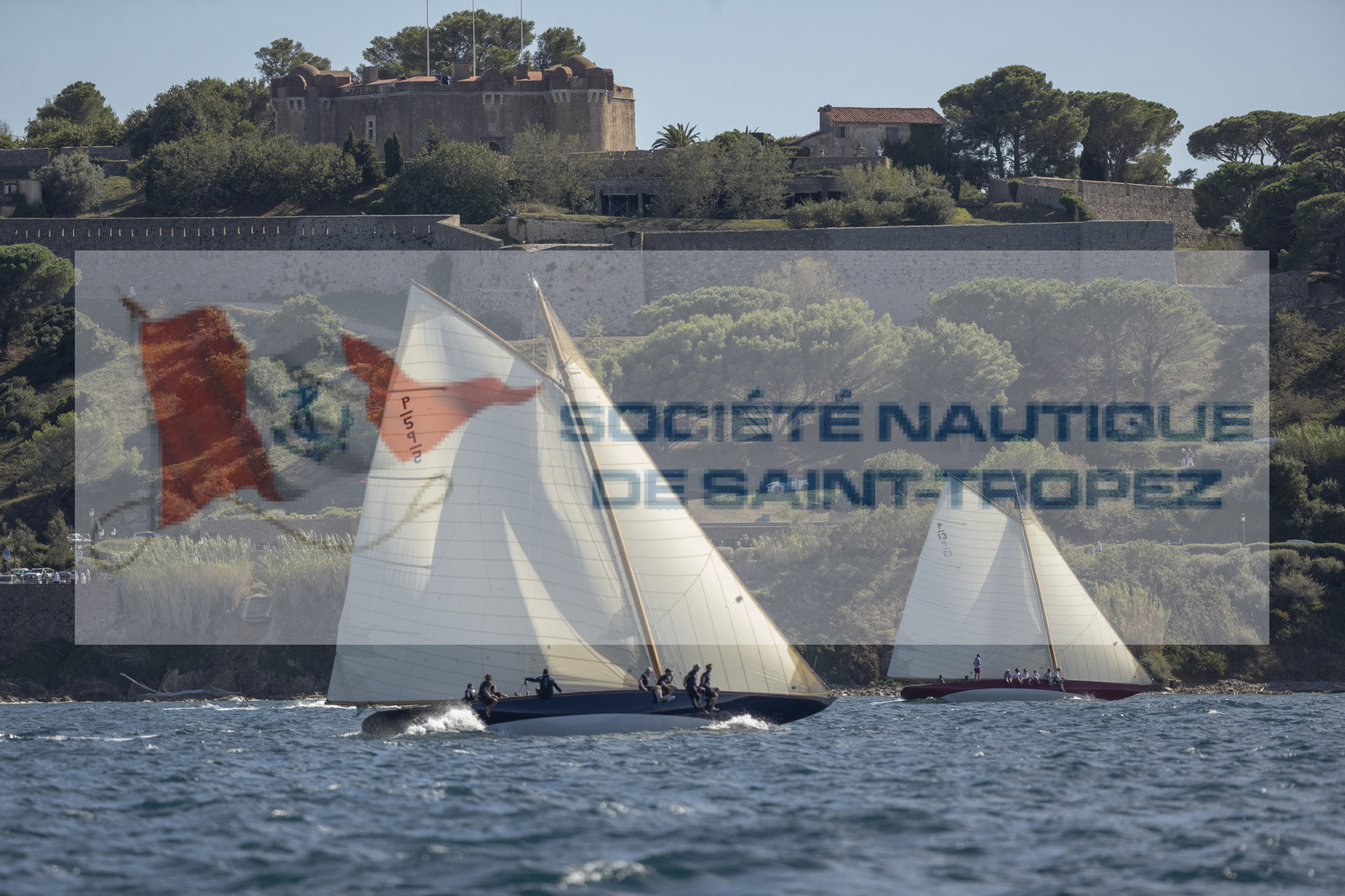 26 09 2020, Saint-Tropez (FRA,83), Les Voiles de Saint-Tropez 2020, Day 1, Training, Finish Yacht Club de France Cup Cannes - Saint-Tropez