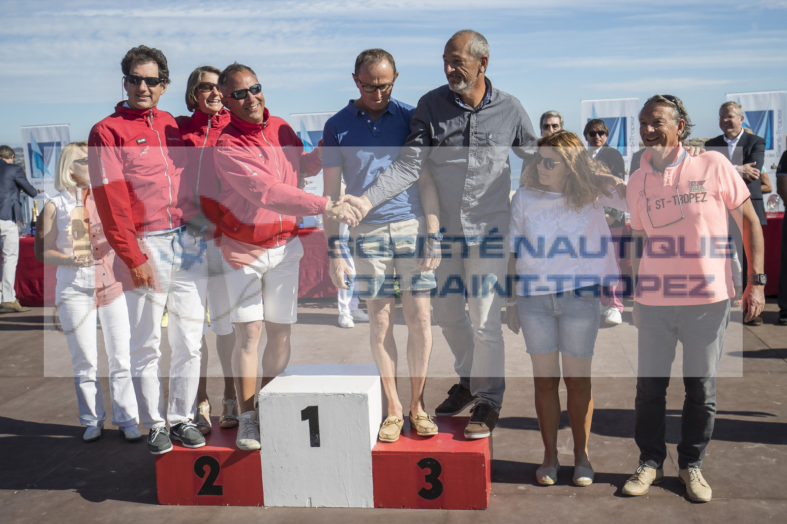 06 10 2017, Saint-Tropez (FRA,83), Les Voiles de Saint-Tropez 2017, jour , Remise des prix