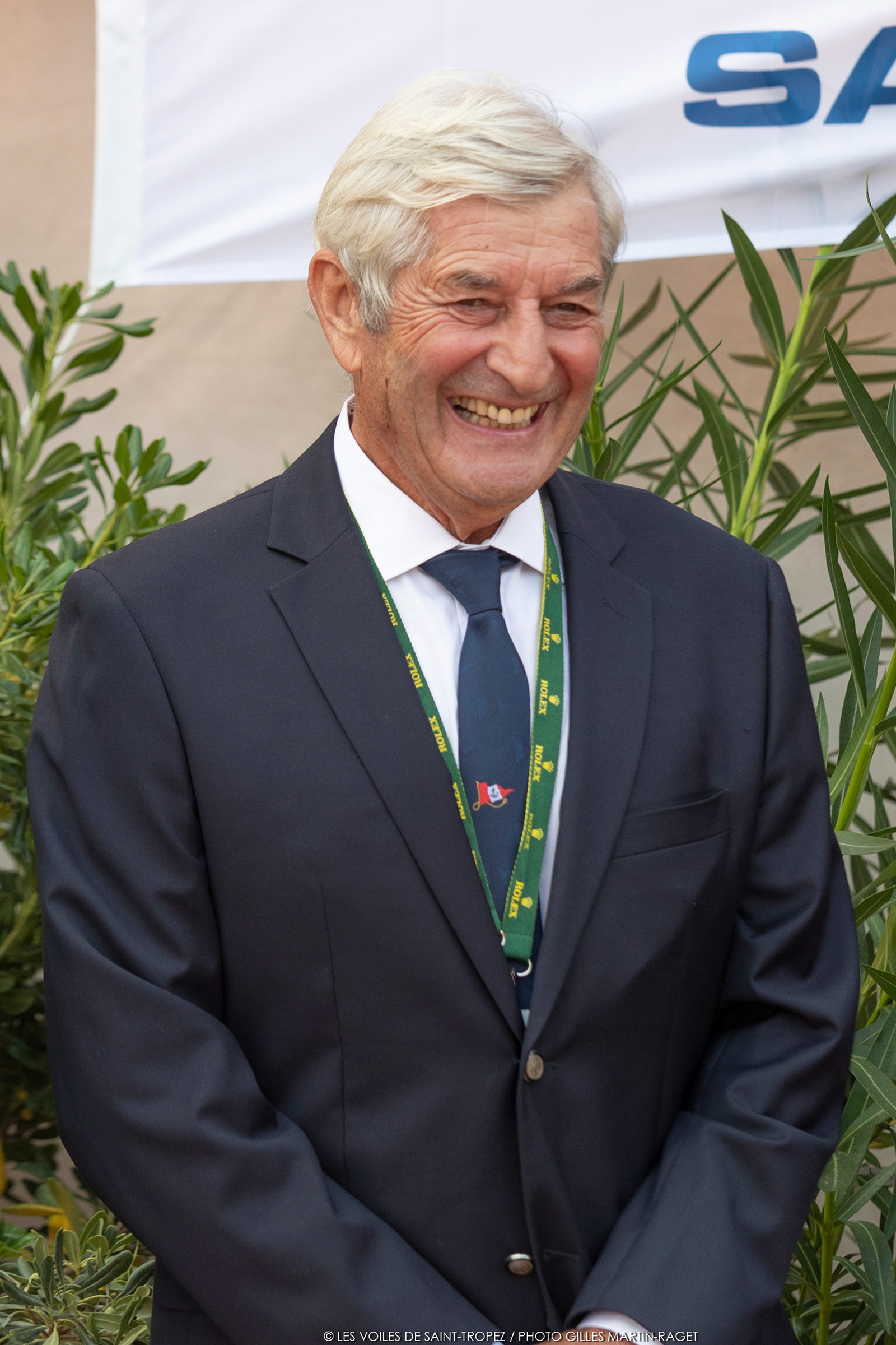 26 09 2021, Saint-Tropez (FRA,83, Voiles de Saint-Tropez 2021, inauguration du village, Pierre Roinson, (pdt Société Nautique de Saint-Tropez) 26 09 2021, Saint-Tropez (FRA,83, Voiles de Saint-Tropez 2021, inauguration du village, Pierre Roinson, (pdt Société Nautique de Saint-Tropez)