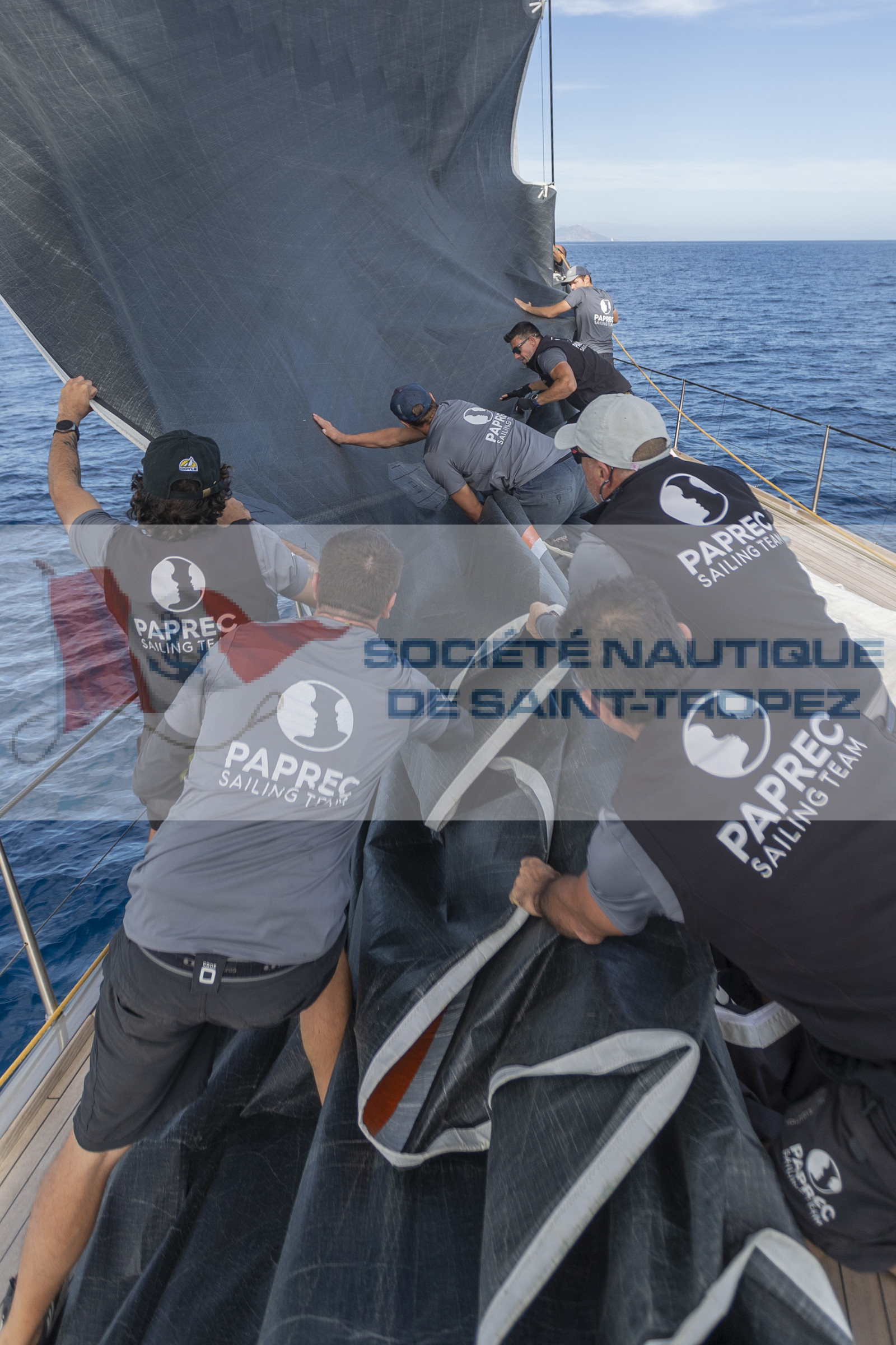 03 10 2022, Saint-Tropez (FRA,83), Voiles de Saint-Tropez 2022,  entraînement des maxis, A bord de Sipirit of Malouen X 03 10 2022, Saint-Tropez (FRA,83), Voiles de Saint-Tropez 2022,  entraînement des maxis, A bord de Sipirit of Malouen X