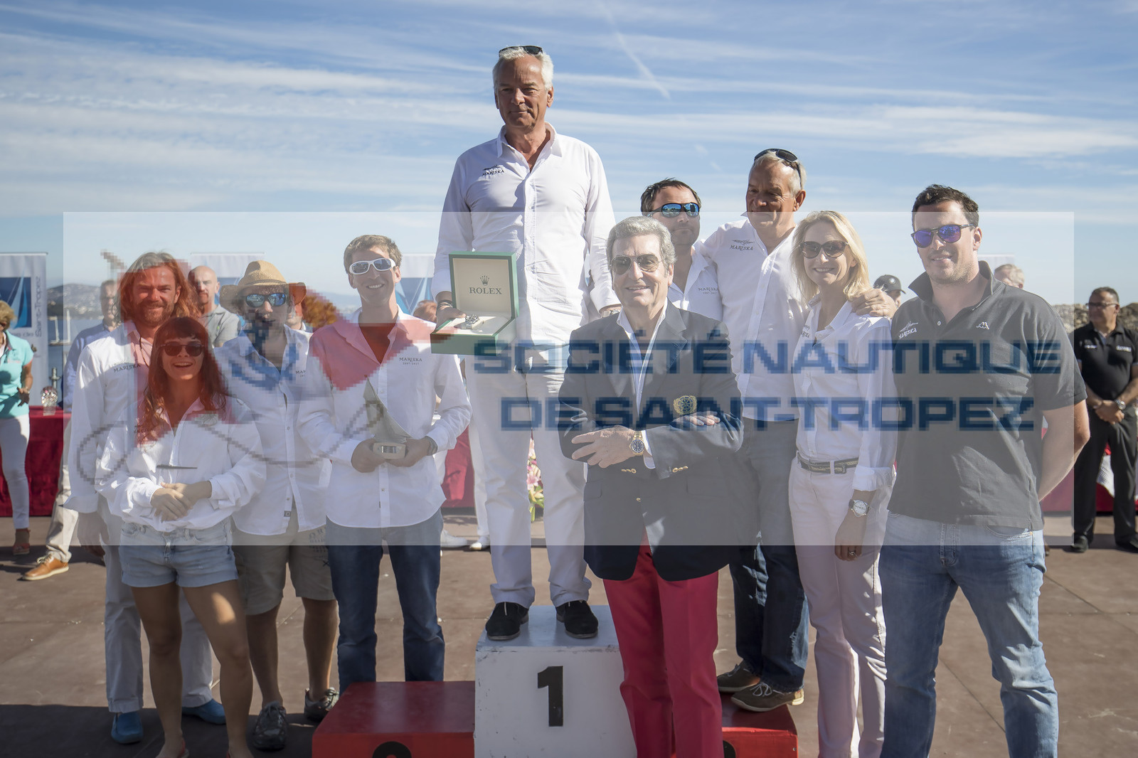 06 10 2017, Saint-Tropez (FRA,83), Les Voiles de Saint-Tropez 2017, jour , Remise des prix
