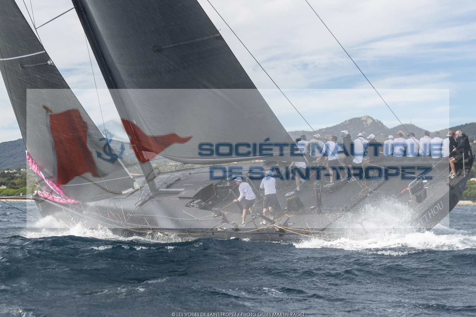 02 10 2022, Saint-Tropez (FRA,83), Voiles de Saint-Tropez 2022,  entraînement des maxis