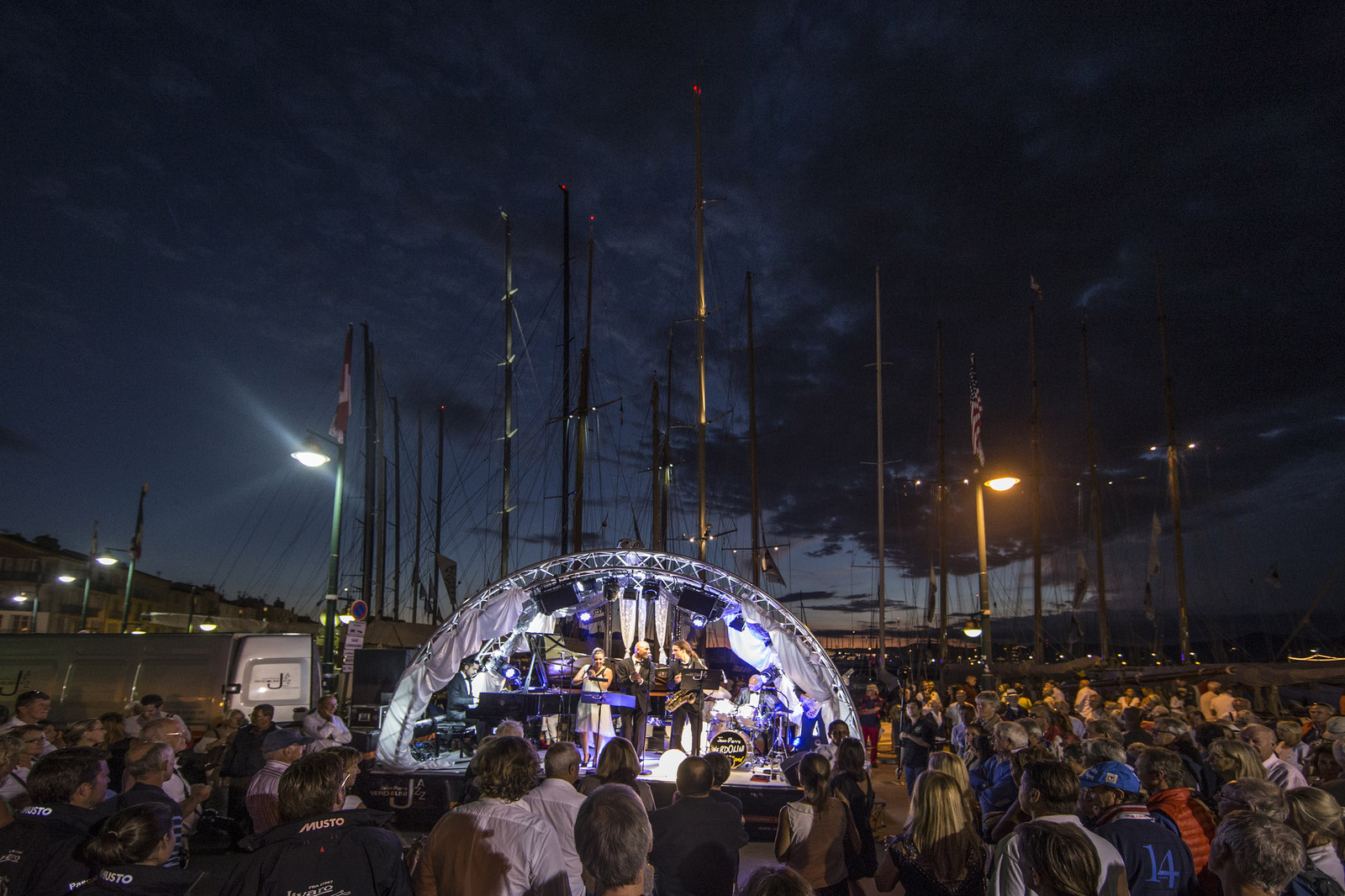 02 10 2014, Saint-Tropez (FRA,83), Voiles de Saint-Tropez 2014, Day 4, défilé des équipages   crew parade 02 10 2014, Saint-Tropez (FRA,83), Voiles de Saint-Tropez 2014, Day 4, défilé des équipages   crew parade