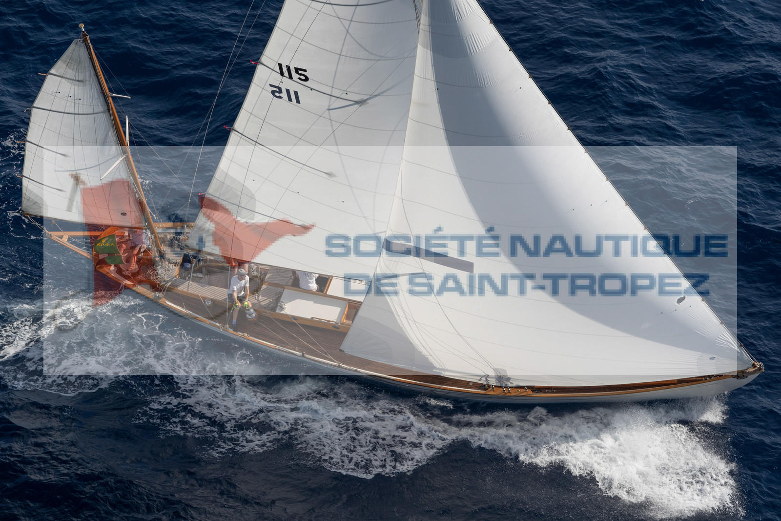 03 10 2023, Saint-Tropez (FRA,83), Les Voiles de Saint-Tropez 2023, Race Day 3, Trophée Rolex, Stormy Weather