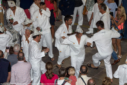 29 09 2016, Saint-Tropez (FRA,83), Voiles de Saint-Tropez 2016, Challenge Day, Crew parade