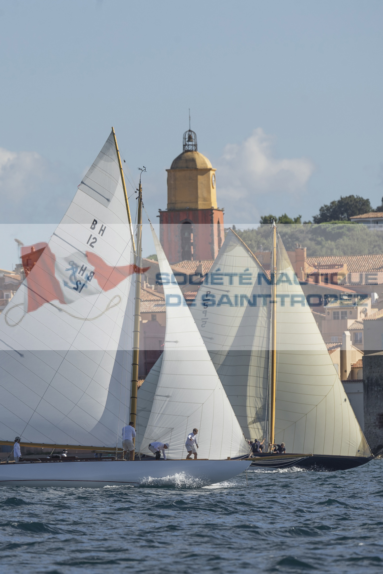 26 09 2020, Saint-Tropez (FRA,83), Les Voiles de Saint-Tropez 2020, Day 1, Training, Finish Yacht Club de France Cup Cannes - Saint-Tropez