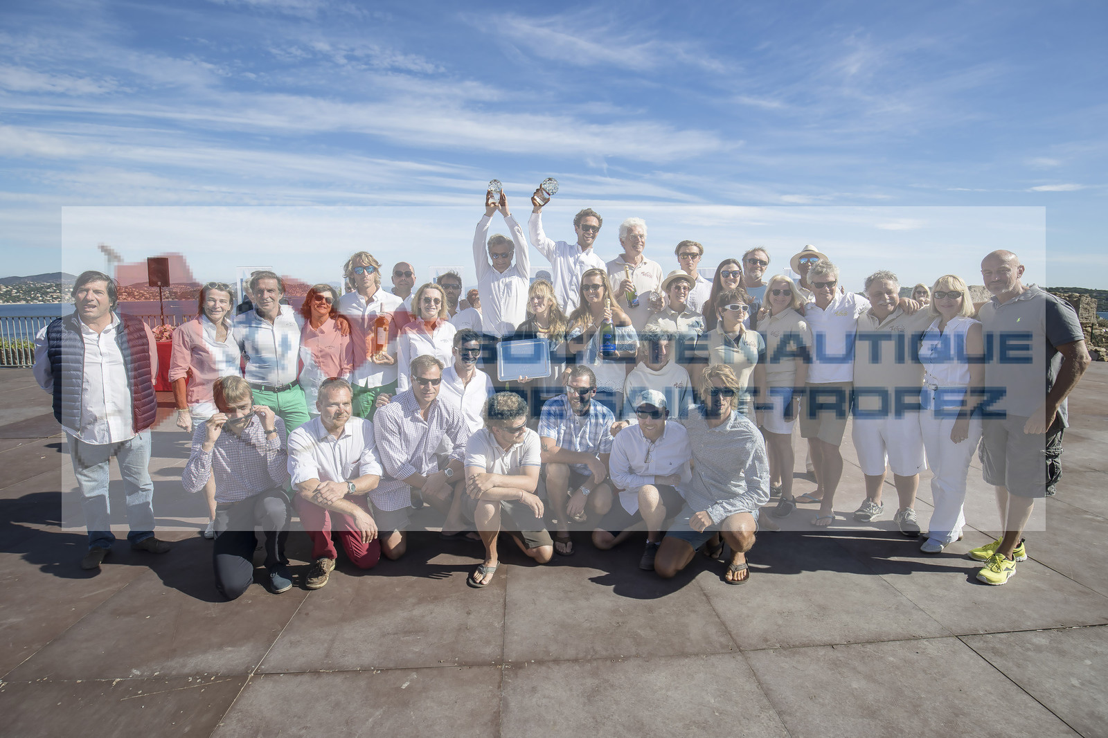 06 10 2017, Saint-Tropez (FRA,83), Les Voiles de Saint-Tropez 2017, jour , Remise des prix 06 10 2017, Saint-Tropez (FRA,83), Les Voiles de Saint-Tropez 2017, jour , Remise des prix