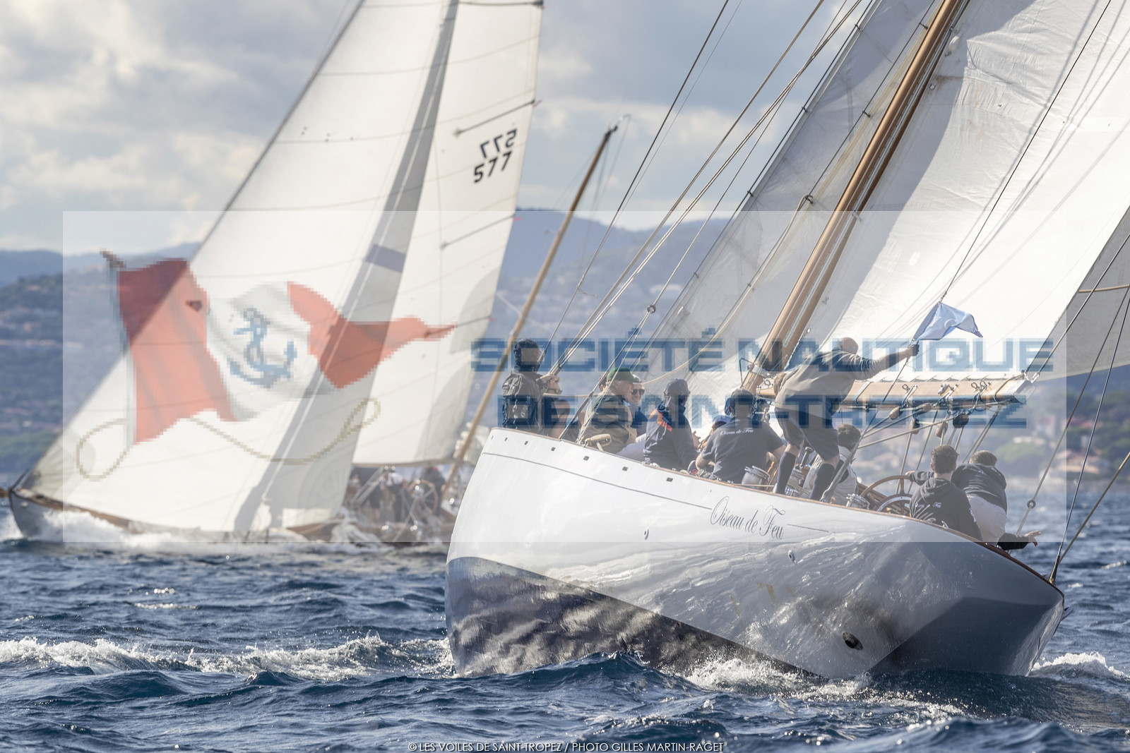 25 09 2022, Saint-Tropez (FRA, 83), Les Voiles de Saint-Tropez 2022, Arrivée des bateaux et de la Coupe d'Automne du Yacht Club de France