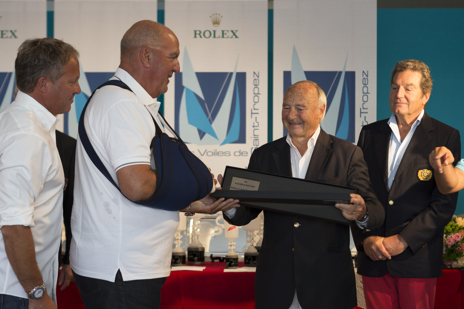 05 10 2014, Saint-Tropez (FRA,83), Voiles de Saint-Tropez 2014, Day 8, Prizegiving