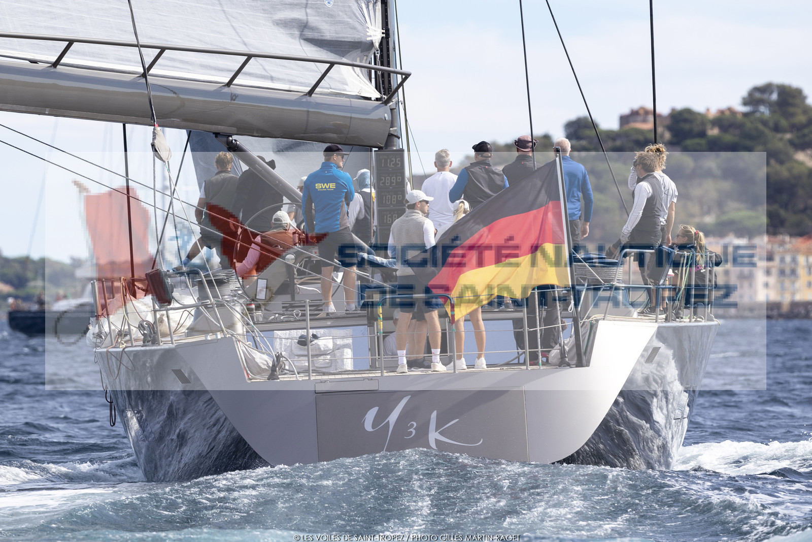 02 10 2022, Saint-Tropez (FRA,83), Voiles de Saint-Tropez 2022,  entraînement des maxis 02 10 2022, Saint-Tropez (FRA,83), Voiles de Saint-Tropez 2022,  entraînement des maxis